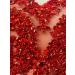 Handmade Rhinestone Lace Bodice Applique in Red - Dress Accessory - Buy Online on GoSupps.com