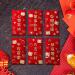 6Pcs Chinese Lunar New Year Red Envelopes Rectangle Red Packet Personalized Red Pocket Hong Bao for Graduation A Style A - Buy Online on GoSupps.com