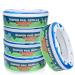Diaper Pail Refill Bags Compatible with Diaper Pails, Enhanced Odor Control Diaper Disposal Trash Bags 5-Pack