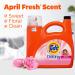 Tide Plus Downy Liquid Laundry Detergent - April Fresh Scent HE Compatible 94 Loads 132 fl oz | International Shipping Available - Buy Online on GoSupps.com