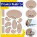 Moleskin Heel Tape - 110 Anti-wear Adhesive Pads for Blister Prevention and Foot Protection - Buy Online on GoSupps.com