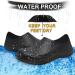 Men's Chef Kitchen Shoes | Nonslip Water-Proof Clogs for Comfortable Nursing and Work | Wide Fit Mules in Black - Buy Online on GoSupps.com