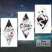 Semi Permanent Temporary Tattoos Stickers - 36 Sheets for Women and Kids - Buy Online on GoSupps.com
