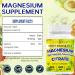 420mg Magnesium Complex + 30mg Vitamin B6 - High Absorbency & Gluten-Free Supports Bone Heart Joint Health & Sleep with Citrate Malate Glycinate Taurinate Oxide - 120 Caps - Buy Online on GoSupps.com