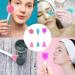 Super Soft Silicone Face Cleanser with Compressed Facial Sponges - Natural Cellulose Face Sponge for Exfoliation and Makeup Removal - Buy Online on GoSupps.com