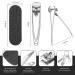 120 Pcs Stainless Steel Nail Clippers & File Set - Manicure/Pedicure Kit for Beauty Salon - Buy Online on GoSupps.com