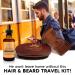 Natural Beard Grooming Kit for Men | 3-in-1 Set with Boar Bristle Brush Wood Comb & Hair Treatment Oil | Travel-Friendly - Buy Online on GoSupps.com