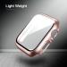 Landhoo 6 Pack case for Apple Watch Series SE/6/5/4 40mm Screen Protector with Tempered Glass Hard PC HD Full Cover Protective iwatch. Black+Clear+Pink+Rose gold+Silver+Classic Leopard only for 40mm - Buy Online on GoSupps.com