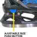 Softmax Adjustable Hockey Ice Skates for Boys and Girls - Insulated Kids Skates - 3 Sizes Black & Blue - Small - Buy Online on GoSupps.com