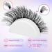 Fluffy Lash Extension Kit | 50D Wispy Mink Lashes | Thick Cluster Eyelashes 10-16mm | Includes Lash Bond Seal & Remover Winifred B - Buy Online on GoSupps.com