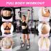 Multipurpose Yoga Pilates Bar Set with Resistance Bands & Jump Rope | Travel-Friendly Home Gym Equipment for All Heights | Complete Body Fitness Workout in Pink - Buy Online on GoSupps.com