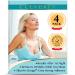 Cleverfy Chest Wrinkle Pads Sleeping (4 Pack T-shape) - Decollete Anti Wrinkle Chest Pads - Silicone Chest Wrinkle Pad - Anti Wrinkle Pads - Silicon Chest Wrinkle Pads for Chest Wrinkle Prevention 4 Count