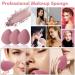 8 PCS Latex-Free Vegan Makeup Sponge Set for Professional Foundation Blending - Pink - Buy Online on GoSupps.com