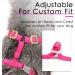 Thinkpet No-Pull Dog Harness & Leash Set - Breathable Adjustable & Reflective Safety Harness for Small Medium & Large Dogs | Soft Comfortable & Safe - Pink/Red (1 Pack) - Buy Online on GoSupps.com