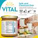 Organic Vital Sunshine Turmeric Paste - Turmeric Curcumin with Black Pepper for Inflammation, Digestion & Joint Mobility - 42 Servings - Buy Online on GoSupps.com