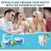 Buy 300 Pcs Mint Dental Floss Sticks - Plastic Toothpicks for Oral Care | International Shipping Available - Buy Online on GoSupps.com