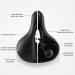 IPOW Comfort Bike Seat - Padded Memory Foam Saddle for Men & Women - Dual Shock Absorbing Balls - Universal Fit - Black - Buy Online on GoSupps.com