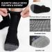 ZAKASA Diabetic Socks for Men & Women - Cotton Non-Binding Ankle Socks Extra Wide Loose Top (4 Pairs Sizes 5-9 | 10-13) - Comfortable & Supportive - Buy Online on GoSupps.com