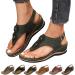 Gufesf Orthopedic Sandals for Women- Comfy Arch Support Platform Wedge Sandal - Brown - Buy Online on GoSupps.com