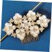 Ipetboom Hair Comb Bride Hair Clip Girls Hair Clips Bridal Hair Flower Headpiece Wedding Headband Rhinestone Hair Clip Decor Hair Accessories for Women Wig Metal Alloy Bridesmaid - Buy Online on GoSupps.com