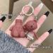 3Pcs Bear Lipstick Keychain Set - 2 in 1 Matte Velvet Lipstick & Lipgloss for Long Lasting & Moisturizing Wear - Buy Online on GoSupps.com