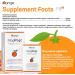 Orange Naturals MagPop! Effervescent Magnesium Glycinate Drink Powder with Vitamin C 35 Sachets - Electrolyte Balance Supports Sleep Relaxation & Muscle Function for Healthy Bones & Teeth - Buy Online on GoSupps.com