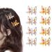 Kavya Hair Clips Women Butterfly Hair Clips Vintage Hair Clips Metal Hair Clips Headdress for Girls (Multi-Colored-B)