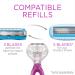 Schick Hydro Silk 3 Razors for Women + 2 Refill Blades - Buy Online on GoSupps.com