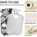 Skull Stars White Hot Water Bottle - 2L Pain Relief & Menstrual Cramps Heating Pad - Buy Online on GoSupps.com