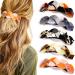 DealEachDay 5 Pieces Large Barrettes for Women French Automatic Hair Clips Thick Medium Hairs  Acrylic Hairgrip Clasp Clamp  9.5 cm