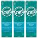 Tom's of Maine Natural Fluoride-Free SLS-Free Botanically Bright Toothpaste Peppermint 4.7 oz. 3-Pack (Packaging May Vary)
