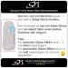 SN Quick Finish Glitter Silver High Gloss Sealing Gel - UV & LED Top Coat for Gel & Acrylic Nails - 10ml - Buy Online on GoSupps.com