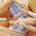 Buy Naanle Hot Water Bottle with Cover - Violet Tartan Plaid 2L | Back Pain Relief & Cold Therapy - Buy Online on GoSupps.com