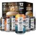 Go Brewing 12 Mixed Pack Non-Alcoholic Craft Brew Classic Ingredients Featuring Multiple Flavors Assorted Varieties Low-Calorie Beverage Choices - 12 Fl Oz Cans Mixed Pack 12 Fl Oz (Pack of 12)