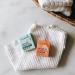 FOAMIE Travel Sized Body Bar Smoothing Papaya and Oat Milk PH Balanced Soap-Free No Sulphates or Parabens. Made in the UK. - Buy Online on GoSupps.com