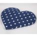 Cherry Stone Heart Pillow - 30x25cm Heat Cushion in Stars-Blue | Ideal Grain Pillow Gift - Buy Online on GoSupps.com