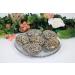 Buy Large Dalmatian Jasper Palm Stones - High-Quality Crystal Gemstones for Healing & Decor - Buy Online on GoSupps.com