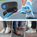 High Arch Support Insoles 3/4 Orthotic Inserts for Flat Feet Plantar Fasciitis Relief | Overpronation Running Shoe Insoles for Men & Women - Black/Blue (L Men 9-11 Women 10-12) - Buy Online on GoSupps.com
