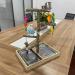 Tfwadmx Natural Wood Bird Perch Stand Toy for Parrots - Platform Play Stand for Parakeets, Canaries, Cockatiels, Conures, Lovebirds - Buy Online on GoSupps.com