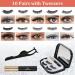 Magnetic Eyelashes with Eyeliner & Tweezers - 10 Pairs Reusable Natural Black Lashes - Buy Online on GoSupps.com