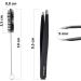 Socialic Eyebrow Tweezers Set - Precision Stainless Steel with Brush & Case | Ideal for Eyebrow & Hair Removal for Women & Men - Buy Online on GoSupps.com