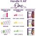 One by Poise 2-in-1 Period & Bladder Leakage Daily Liner - Long Extra Coverage 50 Count - Buy Online on GoSupps.com