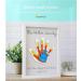 Pearhead Clear Family Hand Print Frame - DIY Keepsake Art Print | Perfect Gift for New & Expecting Parents | 4 Paint Colors Included | International Shipping - Buy Online on GoSupps.com