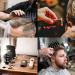 1pcs Texture Comb Fantail Handle Black Wide Tooth Styling Comb Two Sided Barber Comb Professional Men Styling Comb for Men Shaping Wet Curly Pick Oil Hair Most Hair Stylist Tools (200mm X 80mm) - Buy Online on GoSupps.com