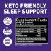 Keto Sleep Exogenous Ketones and Sleep Aids for Adults | Melatonin 5mg with Keto BHB to Help You Fall Asleep Faster Stay in Ketosis Overnight & Support Your Regular Sleep Routine (Keto Sleep) - Buy Online on GoSupps.com