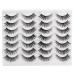 Buy 3D Cat Eye Lashes | 14 Pairs Faux Mink Eyelashes - Reusable Thin Band Perfect for a Glam Look! - Buy Online on GoSupps.com