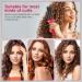 Curling Roll Comb Curly Hair Brush for Hair Styling Anti Slip Curling Wand Round Curly Hair Comb Styler Hair Curler Curling Make Up Brush Roller Tool for Women Girls - Buy Online on GoSupps.com
