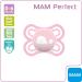 Mam Perfect Schnuller - Baby Pacifier for Healthy Dental & Jaw Development | SkinSoft Silicone | 0-6 Months | Pink | Includes Pacifier Box - Buy Online on GoSupps.com
