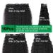 Black Kinky Straight Clip In Hair Extensions - 14 Inch - 120g - Pack of 10 - Buy Online on GoSupps.com