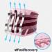 Feel Recovery Back Bandage - Adjustable Support Belt for Men & Women | Relief for Sciatica Herniated Disc & Lower Back Pain | Ideal for Work & Sports (S Bordeaux) - Buy Online on GoSupps.com